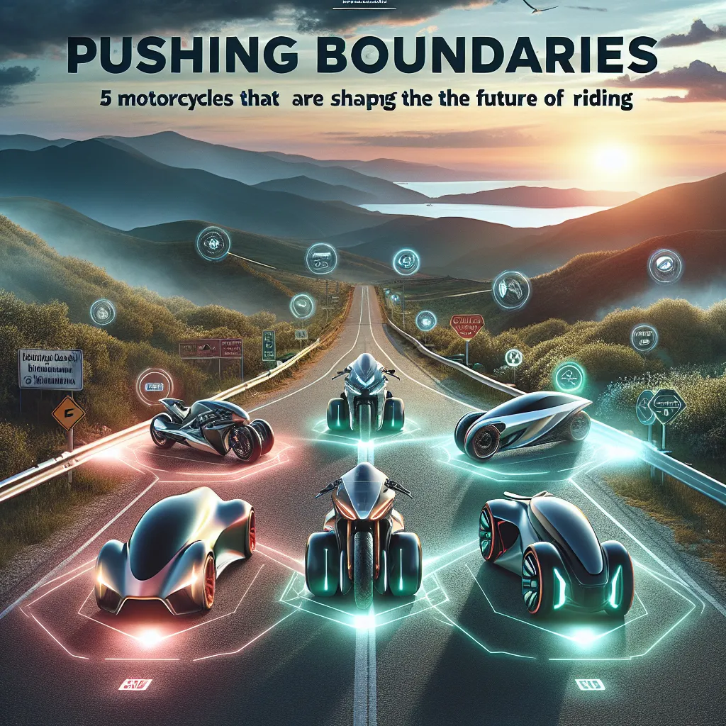 Pushing Boundaries: 5 Motorcycles that are Shaping the Future of Riding