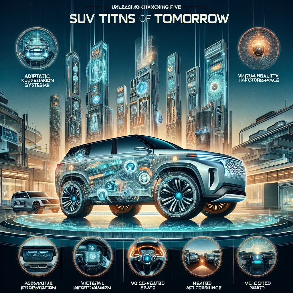 The SUV Titans of Tomorrow: Unleashing Five Game-Changing Advances in Comfort and Performance