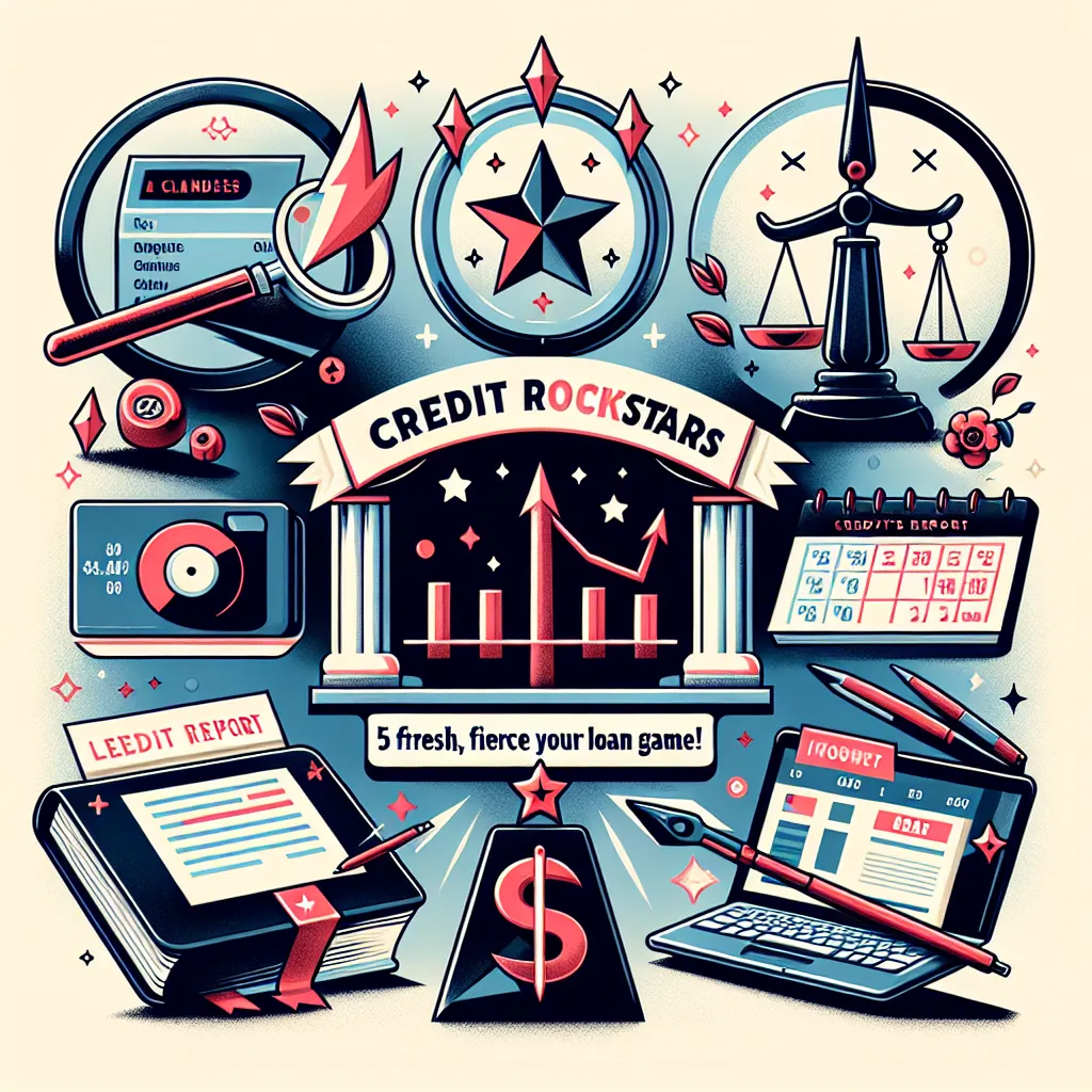 Credit Rockstars: 5 Fresh, Fierce Ways to Amp Up Your Loan Game!