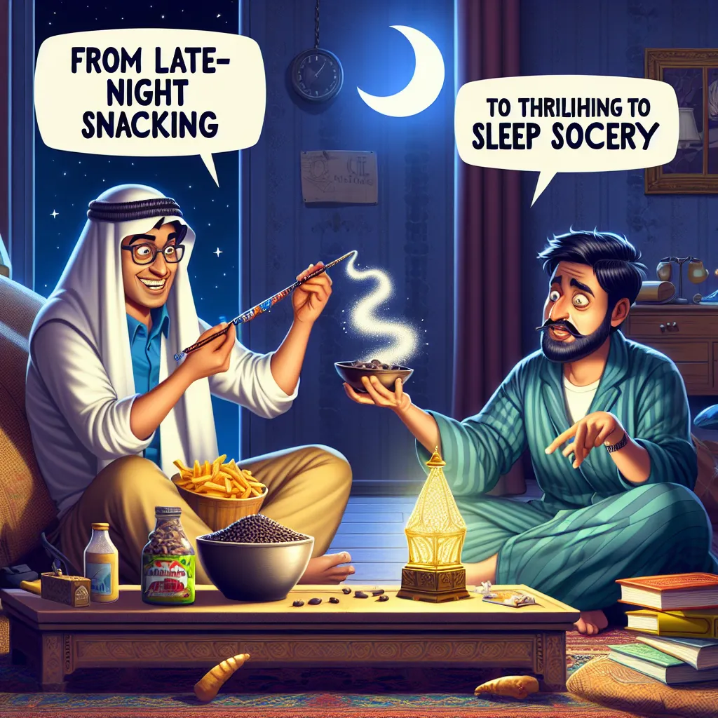 From Late-Night Snacking to Sleep Sorcery: A Thrilling Journey into the Hilarious Side of Life's Oddities