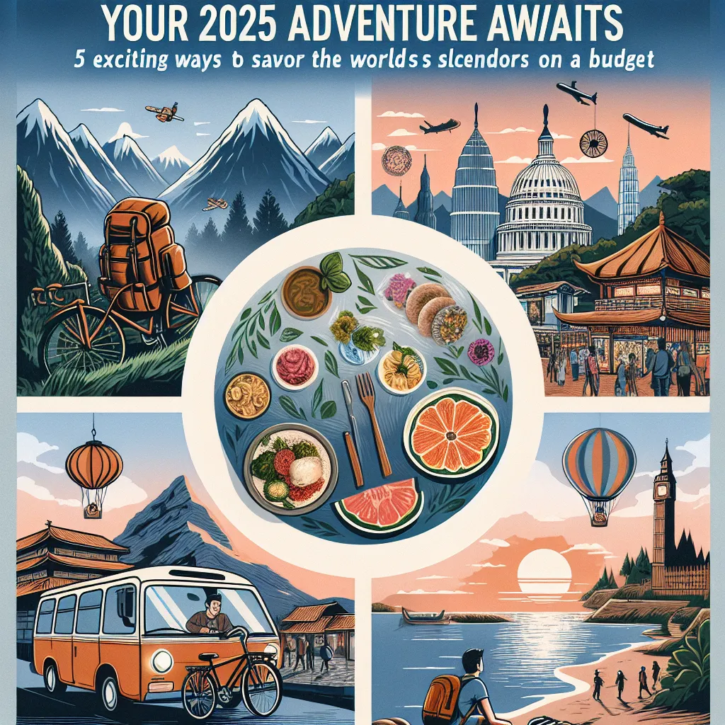 Your 2025 Adventure Awaits: 5 Exciting Ways to Savor the World's Splendors on a Budget