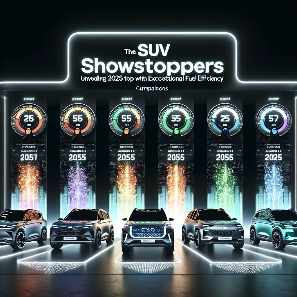 The SUV Showstoppers: Unveiling 2025’s Top 5 Models with Exceptional Fuel Efficiency