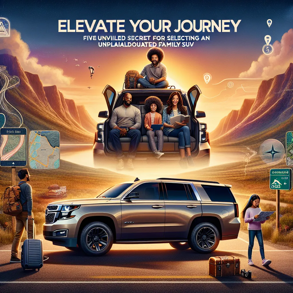 Elevate Your Journey: Five Unveiled Secrets for Selecting an Unparalleled Family SUV