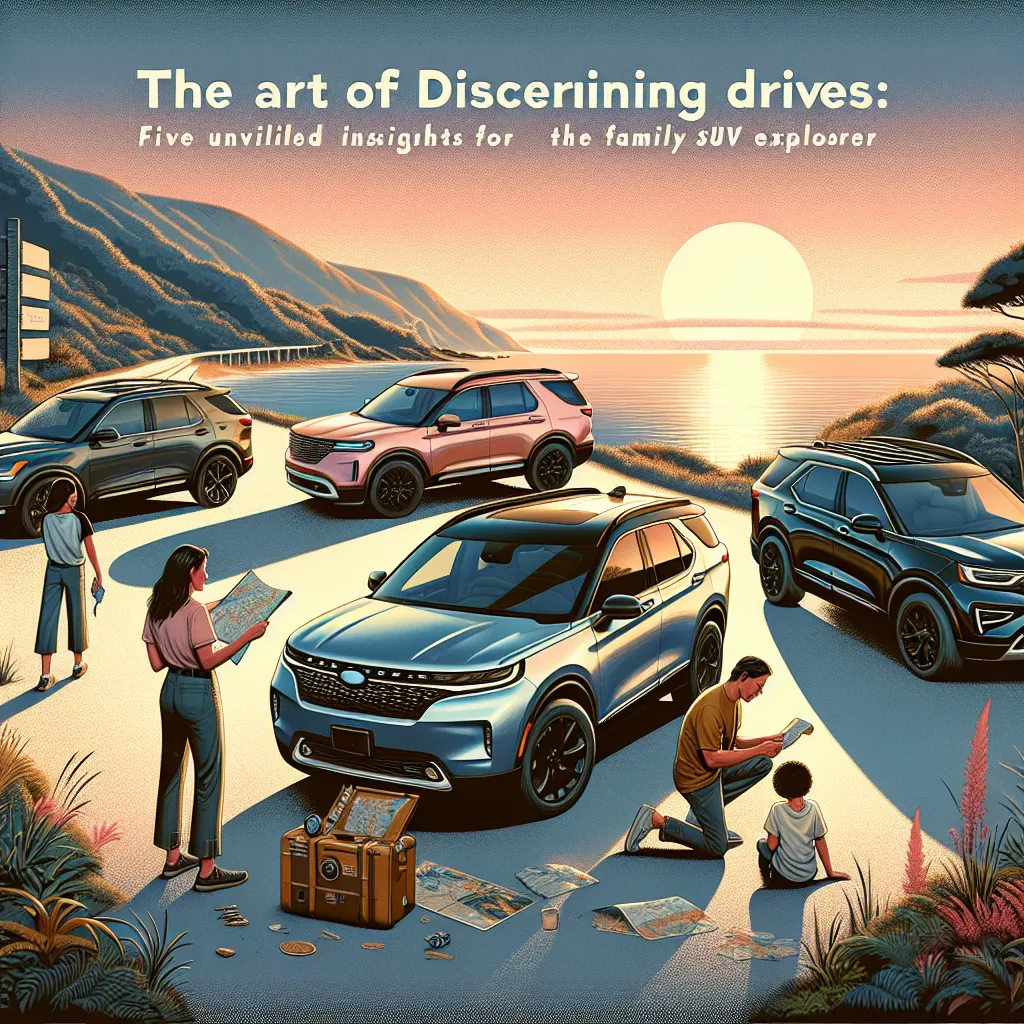 The Art of Discerning Drives: Five Unveiled Insights for the Family SUV Explorer