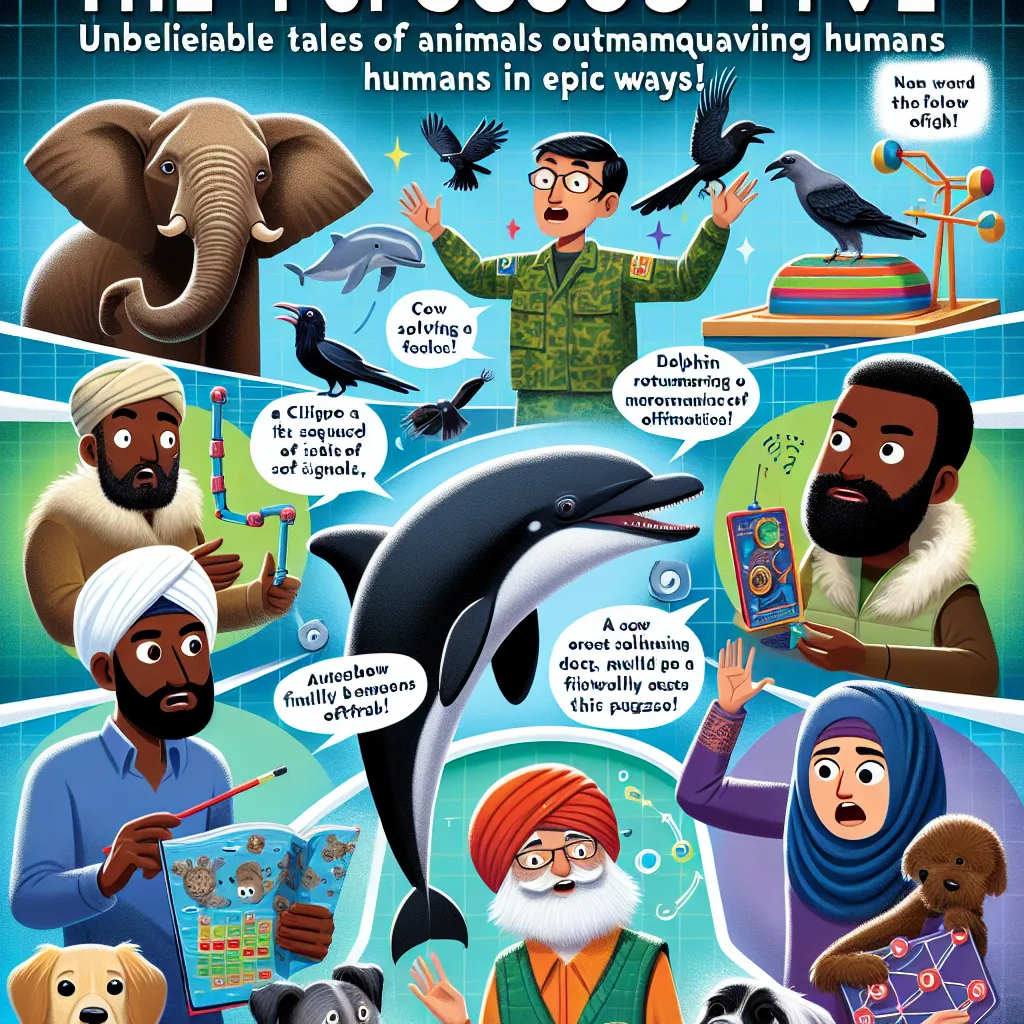 The Fur-ocious Five: Unbelievable Tales of Animals Outmaneuvering Humans in Epic Ways!