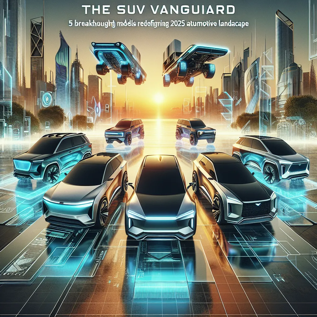 The SUV Vanguard: 5 Breakthrough Models Redefining the 2025 Automotive Landscape