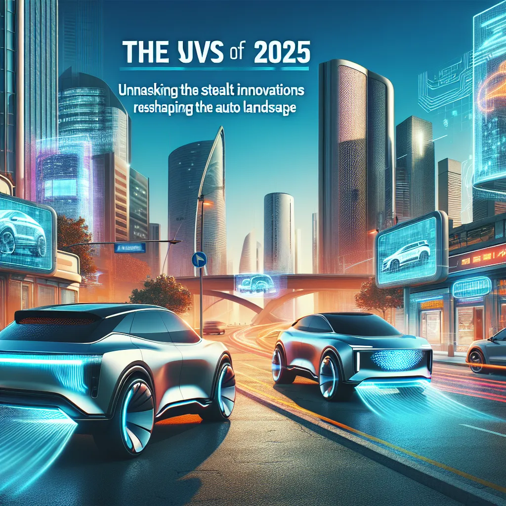 The SUVs of 2025: Unmasking the Stealth Innovations Reshaping the Auto Landscape