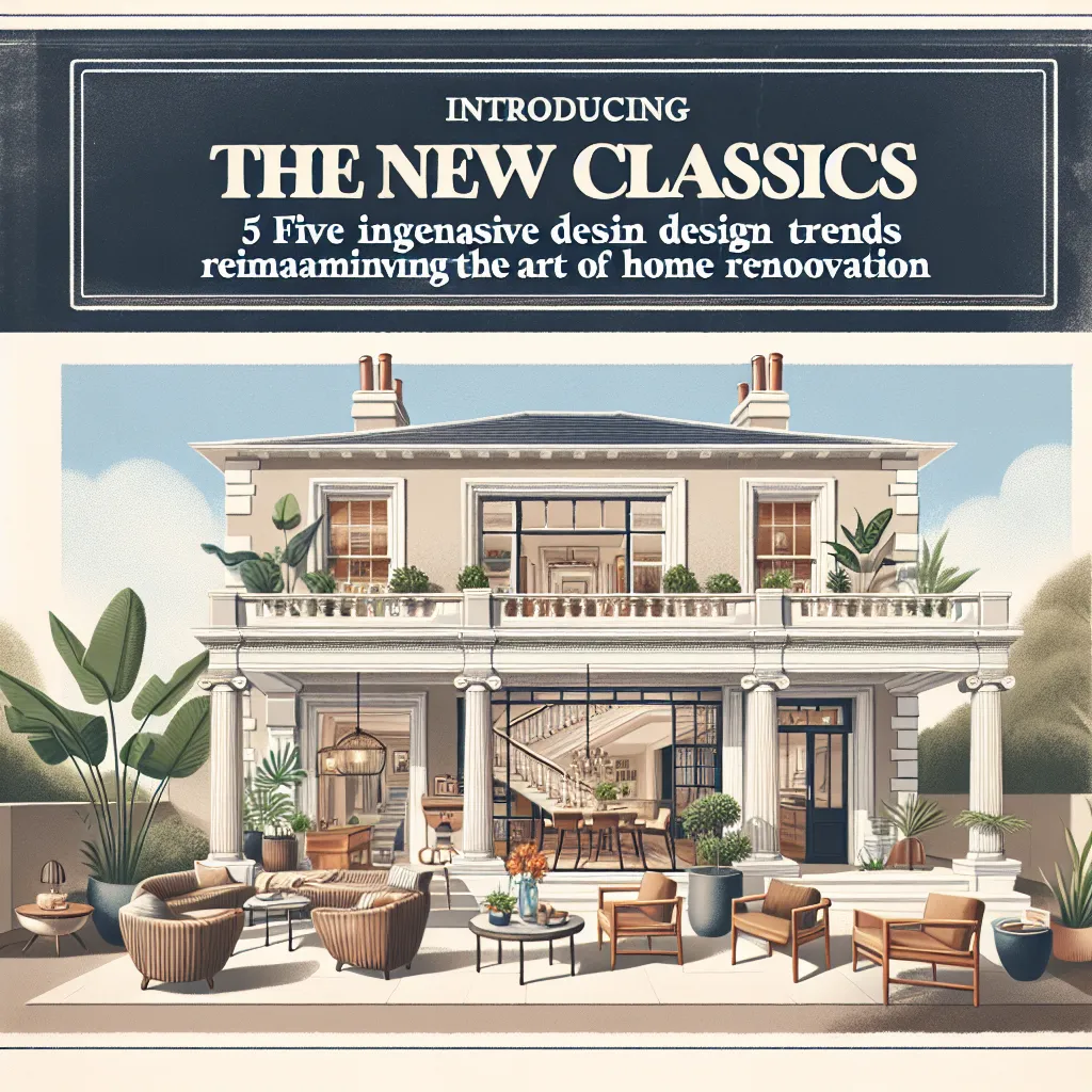 Introducing the New Classics: Five Ingenious Design Trends Reimagining the Art of Home Renovation