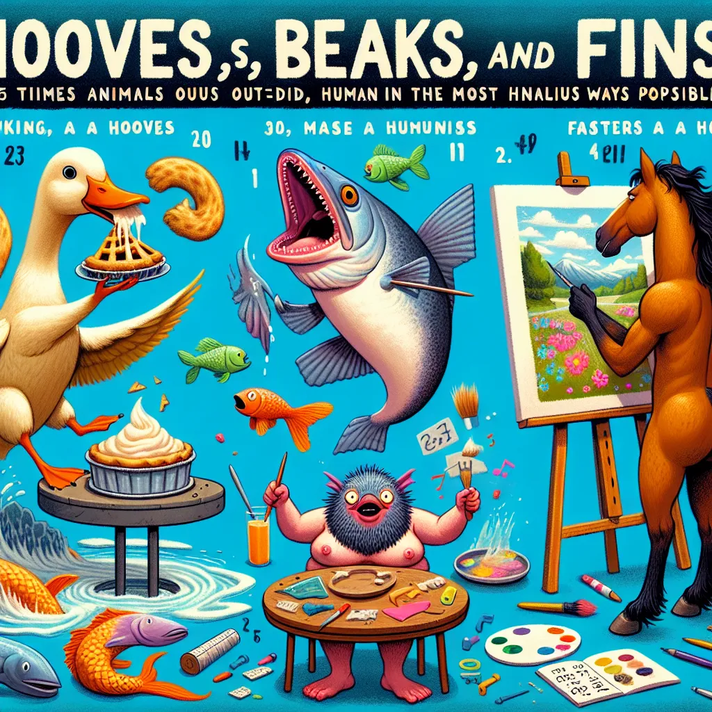 Hooves, Beaks, and Fins: 5 Times Animals Outdid Humans in the Most Hilarious Ways Possible