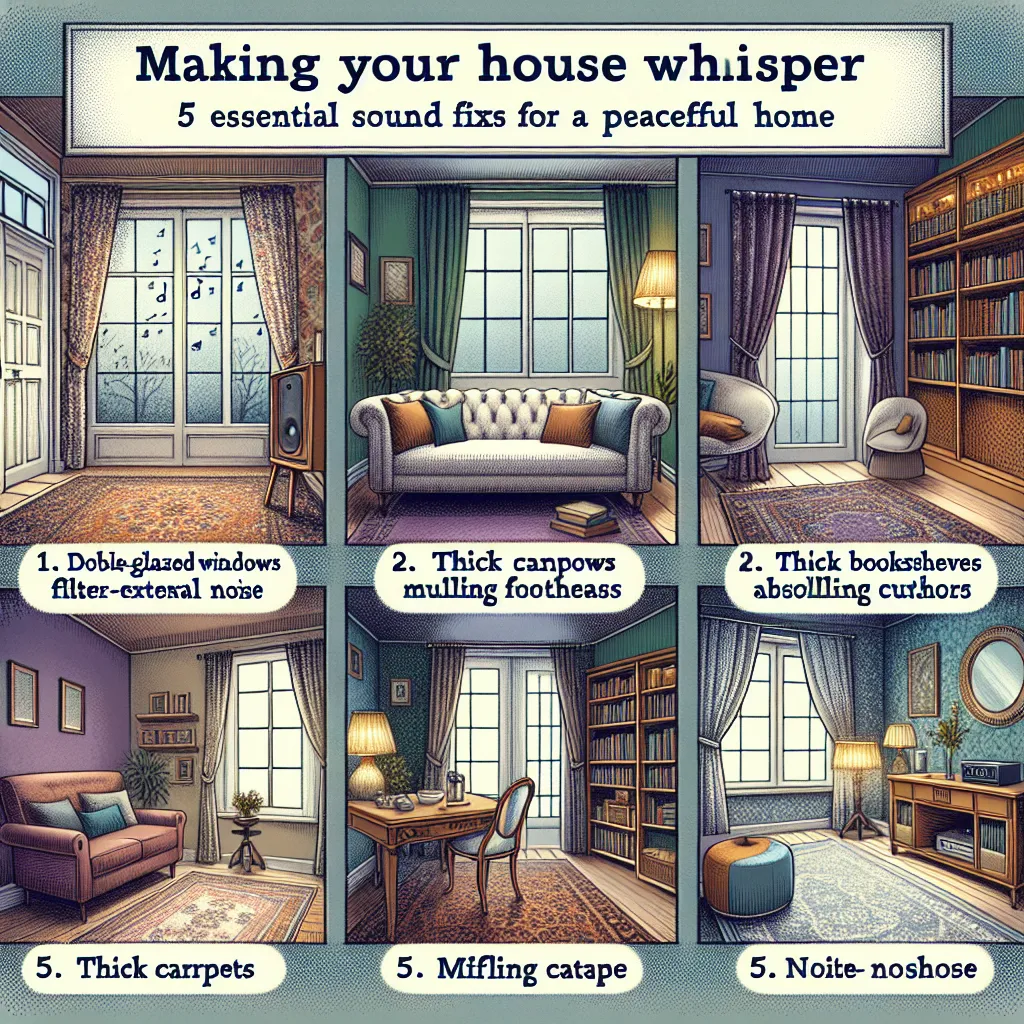 Making Your House Whisper: 5 Essential Sound Fixes for a Peaceful Home