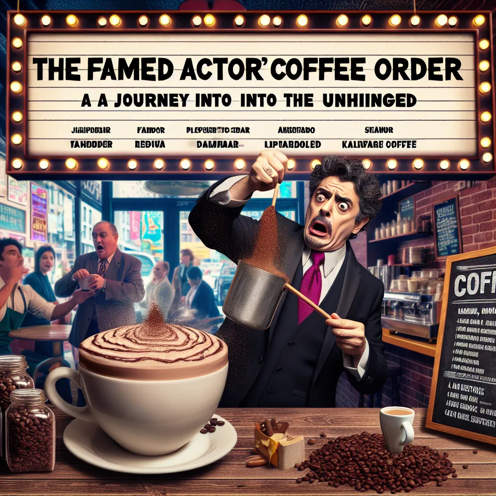 The Pedro Pascal Coffee Order: A Journey Into The Unhinged