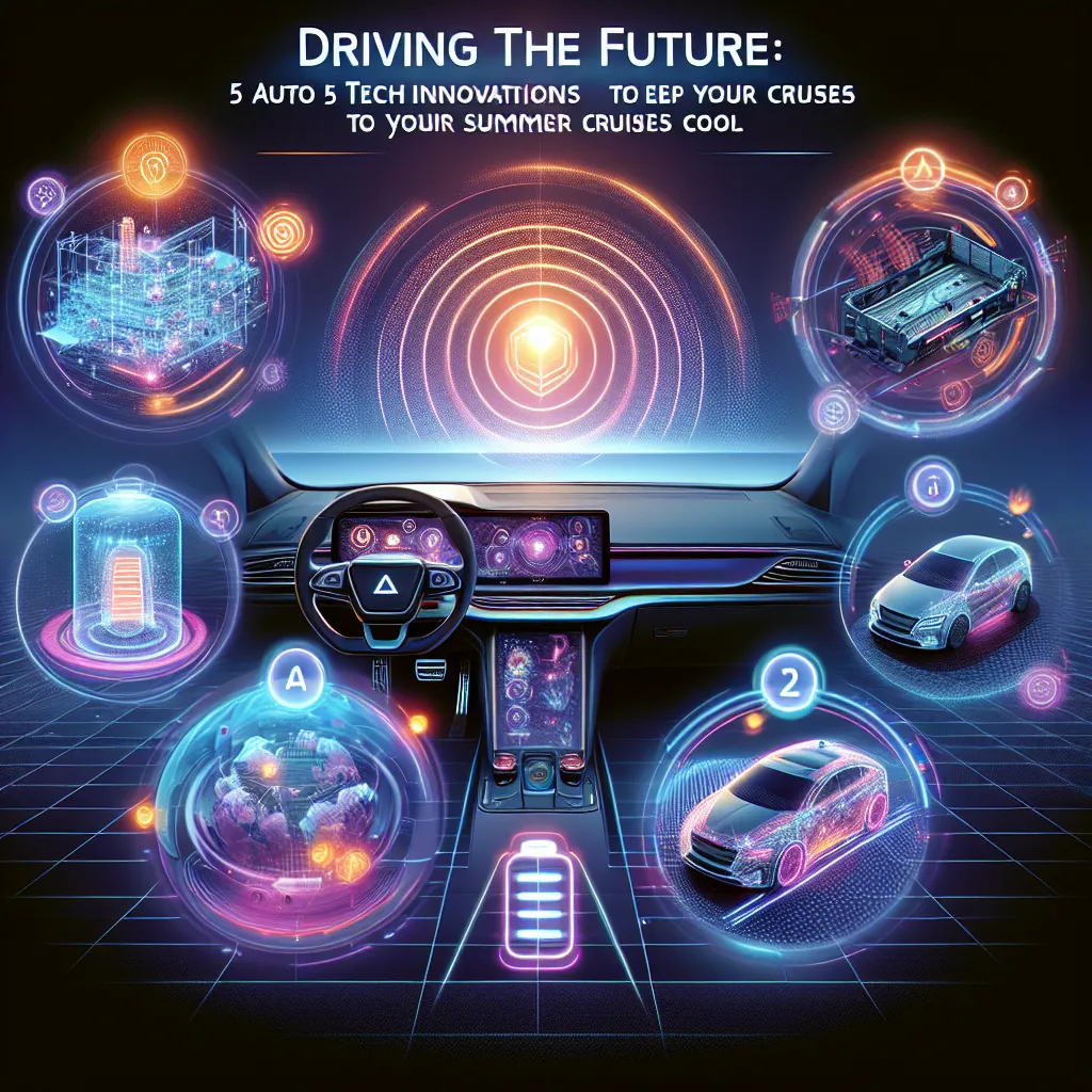 Driving the Future: 5 Auto Tech Innovations to Keep Your Summer Cruises Cool