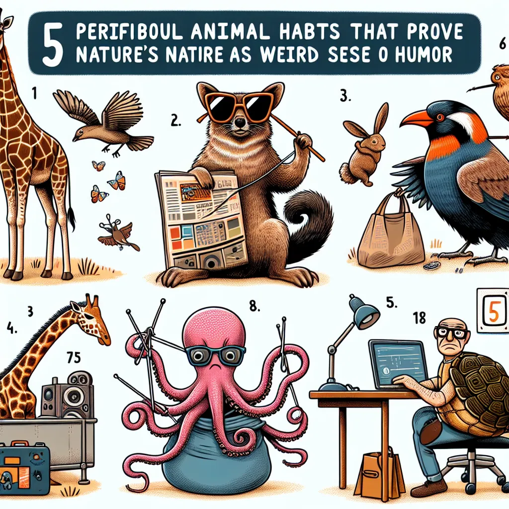 Five Peculiar Animal Habits That Prove Nature Has a Weird Sense of Humor