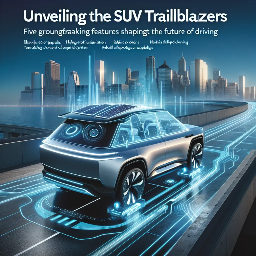 Unveiling the SUV Trailblazers: Five Groundbreaking Features Shaping the Future of Driving