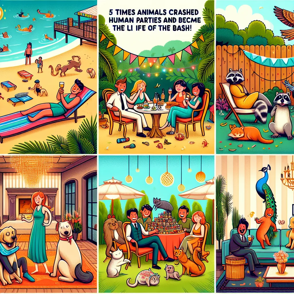 5 Times Animals Crashed Human Parties and Became the Life of the Bash!