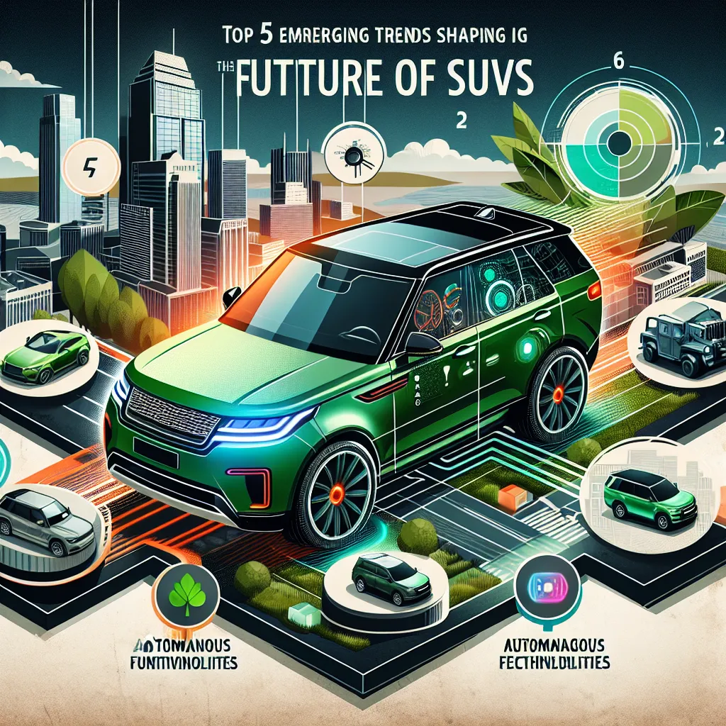Top 5 Emerging Trends Shaping the Future of SUVs