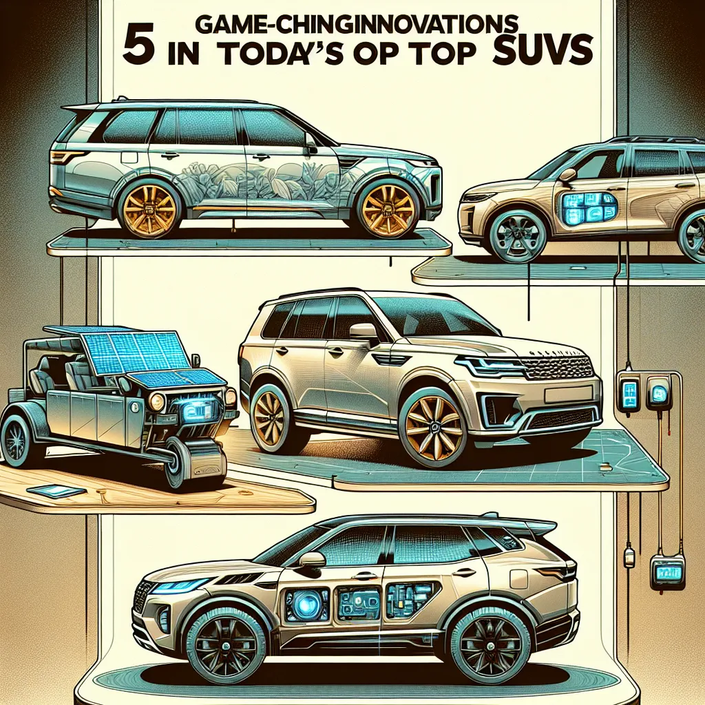 5 Game-Changing Innovations in Today's Top SUVs