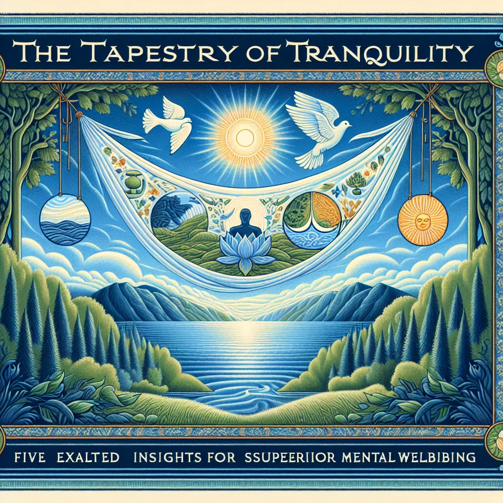 The Tapestry of Tranquility: Five Exalted Insights for Superior Mental Wellbeing