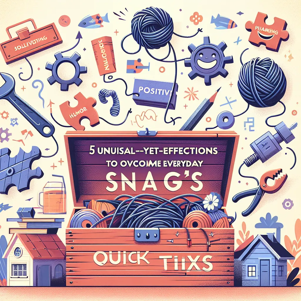 5 Unusual-yet-Effective Solutions to Overcome Everyday Snags
