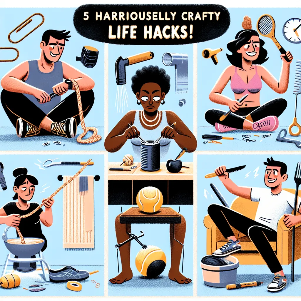 5 Hilariously Crafty Life Hacks: Unleashing Your Inner MacGyver on Steroids!