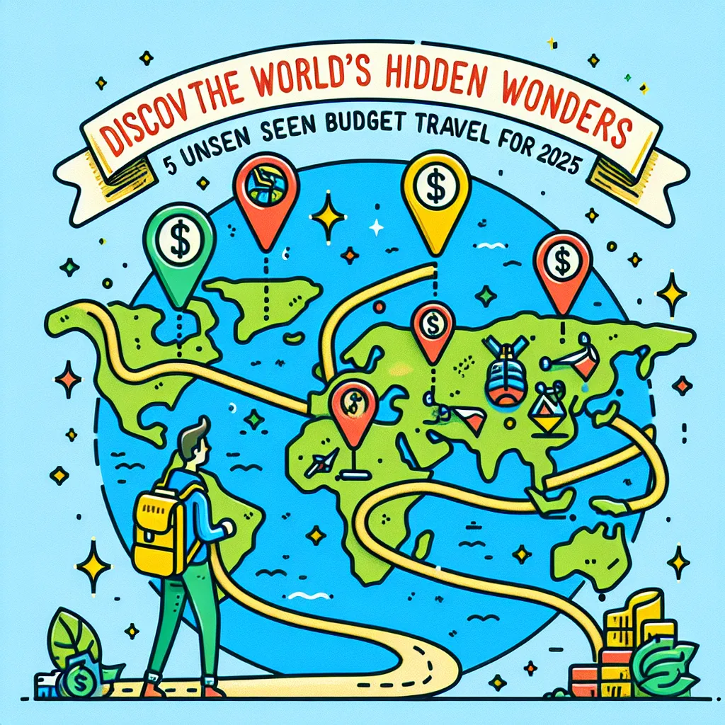 Discover the World's Hidden Wonders: 5 Unseen Budget Travel Gems for 2025