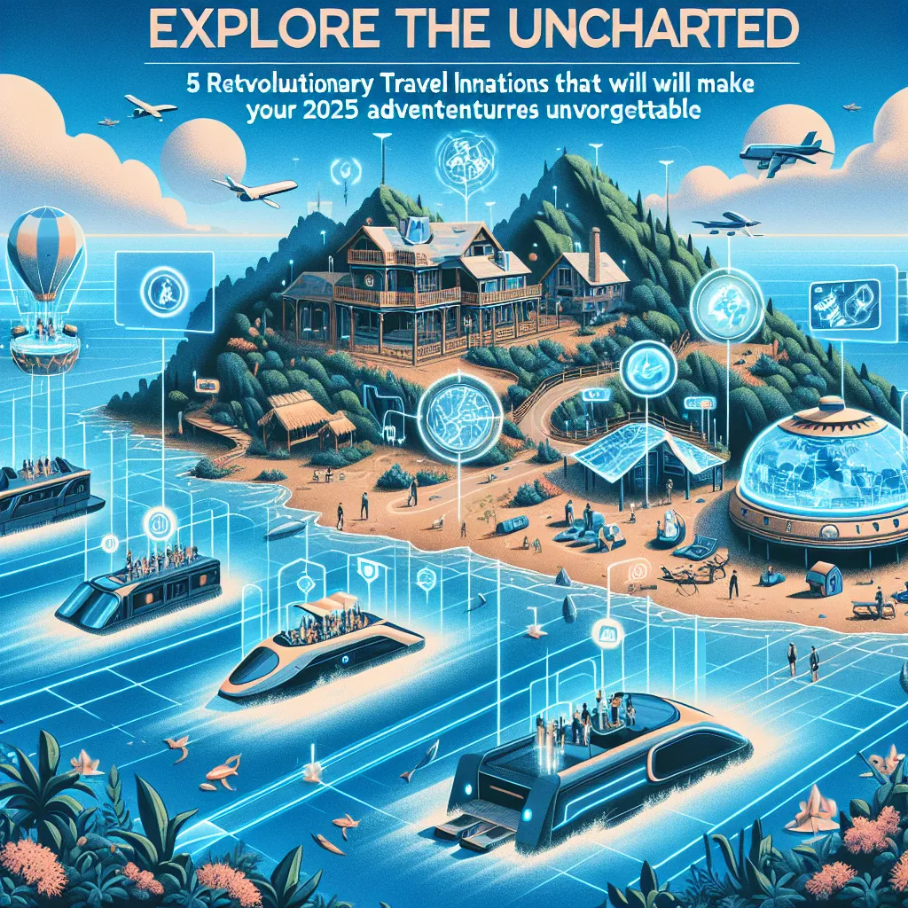 Explore the Uncharted: 5 Revolutionary Travel Innovations That Will Make Your 2025 Adventures Unforgettable