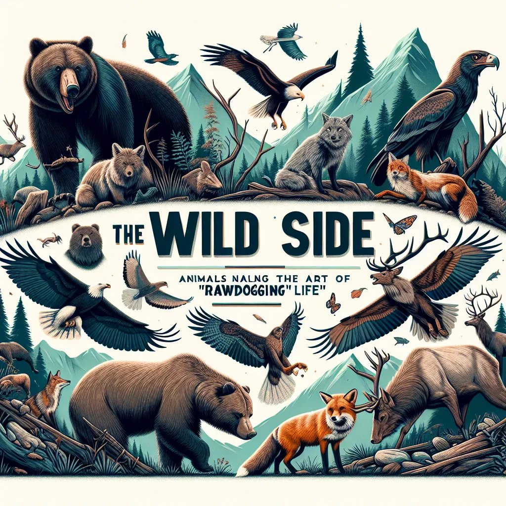 The Wild Side: Animals Nailing the Art of 'Rawdogging' Life