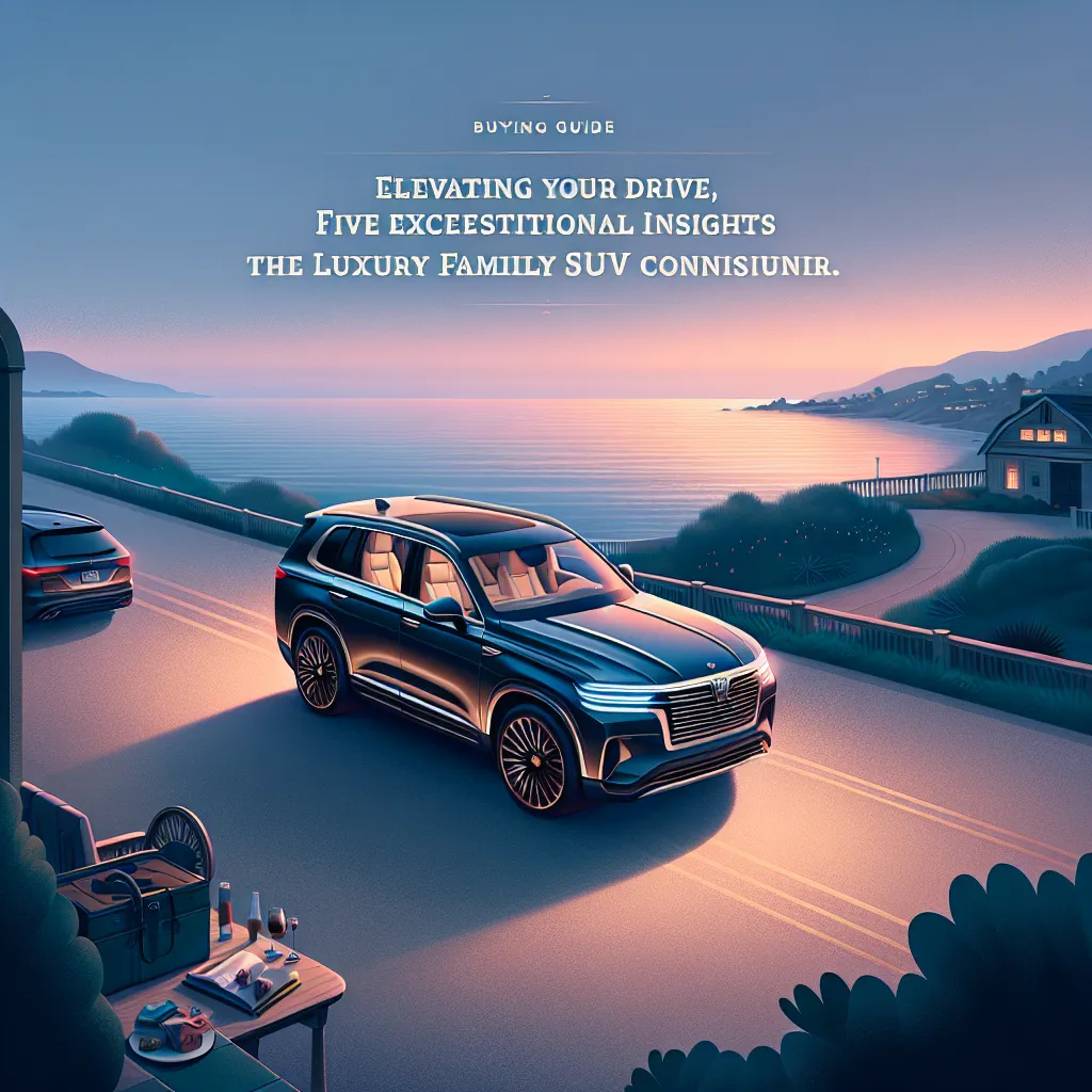 Elevating Your Drive: Five Exceptional Insights for the Luxury Family SUV Connoisseur