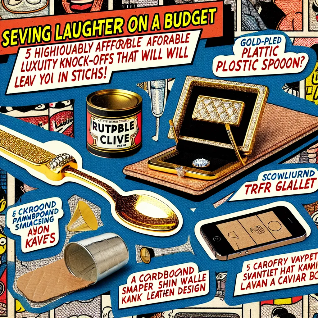 Serving Laughter on a Budget: 5 Hilariously Affordable Luxury Knock-offs That Will Leave You in Stitches!