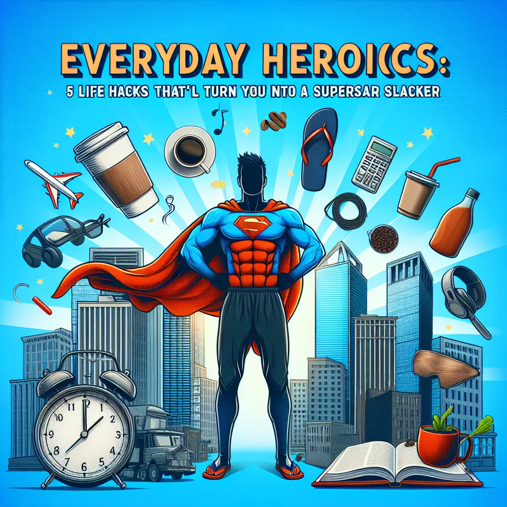 Everyday Heroics: 5 Life Hacks That'll Turn You Into a Superstar Slacker
