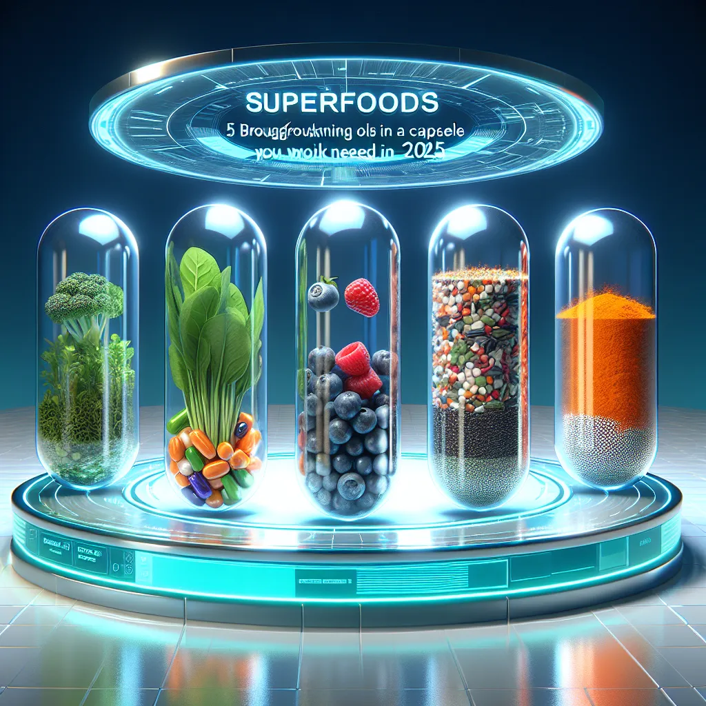 Superfoods in a Capsule: 5 Groundbreaking Whole Food Supplements You Need in 2025