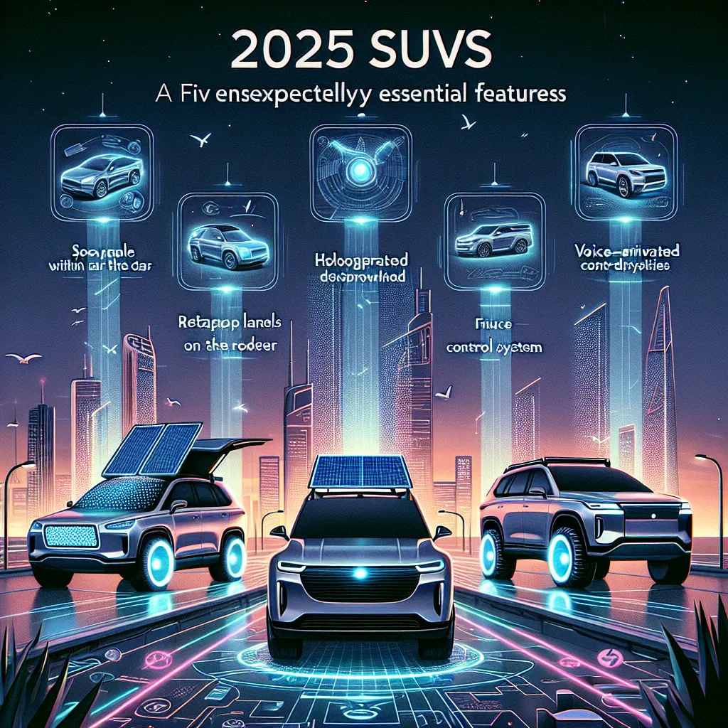 2025 SUVs: A Deep Dive into Five Unexpectedly Essential Features