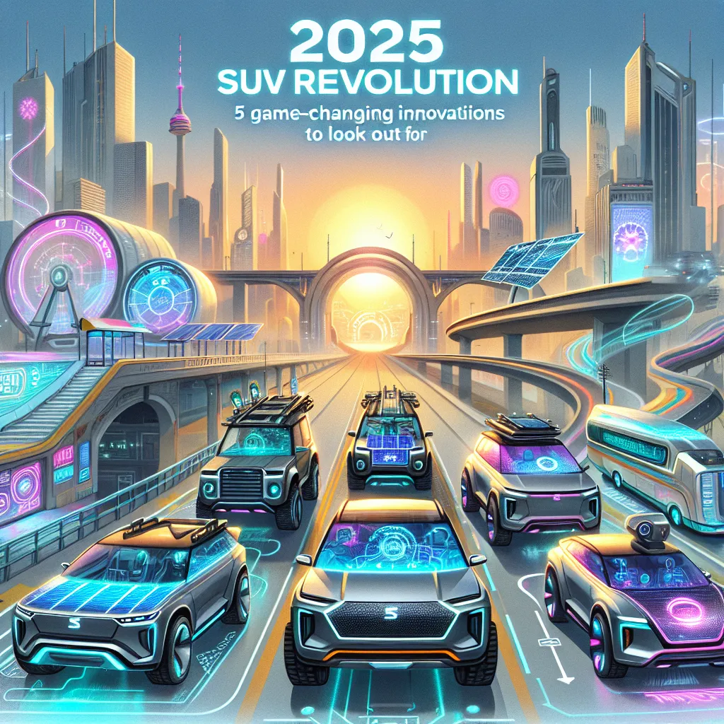 The 2025 SUV Revolution: 5 Game-Changing Innovations to Look Out For