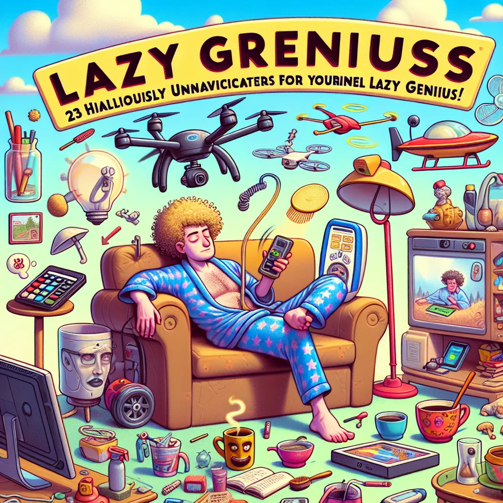 23 Unexpectedly Hilarious Products for the Lazy Genius in You!