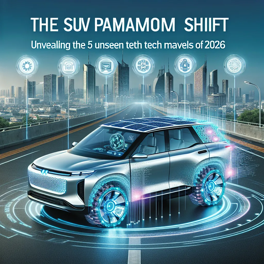 The SUV Paradigm Shift: Unveiling the 5 Unseen Tech Marvels of 2026