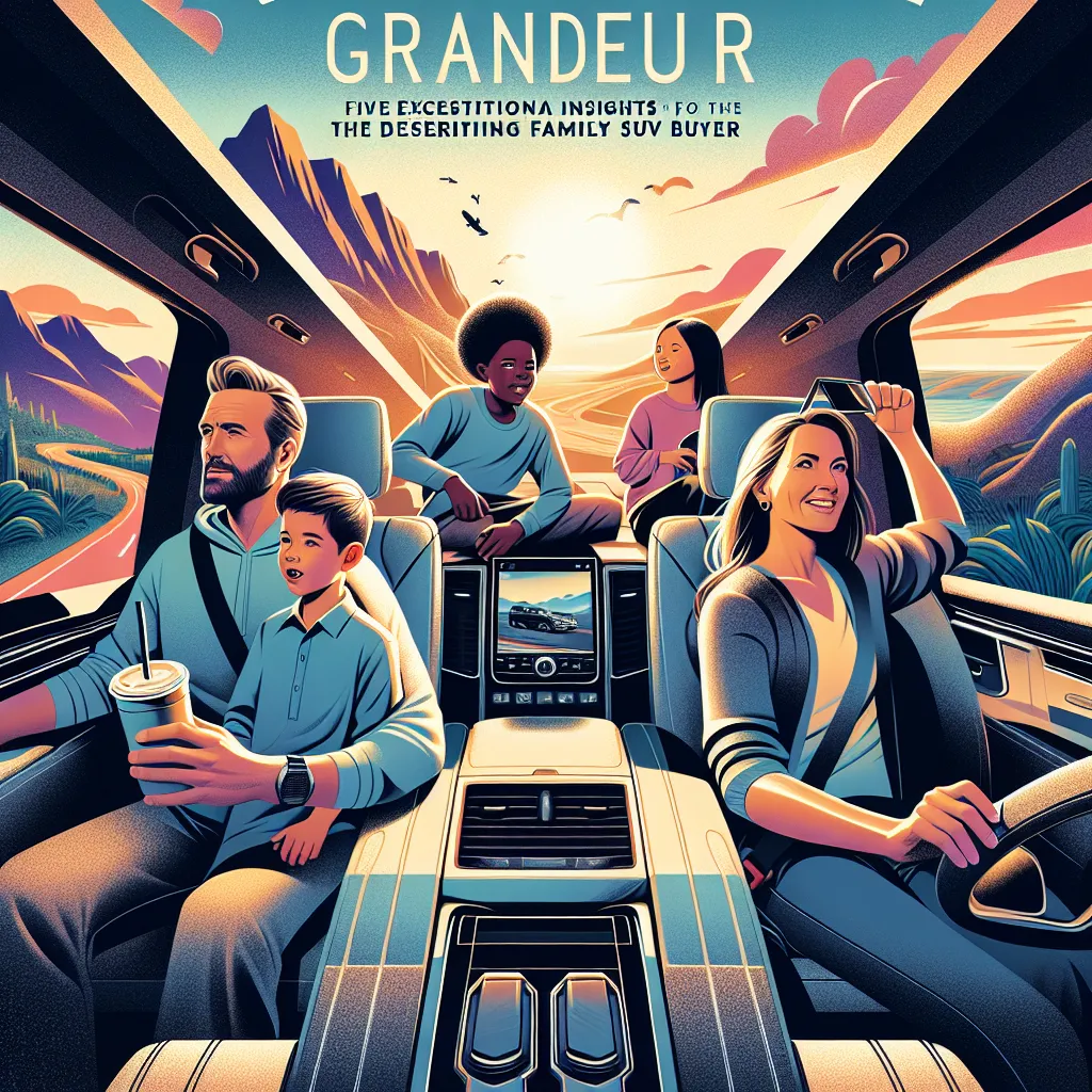 Journey in Grandeur: Five Exceptional Insights for the Discerning Family SUV Buyer