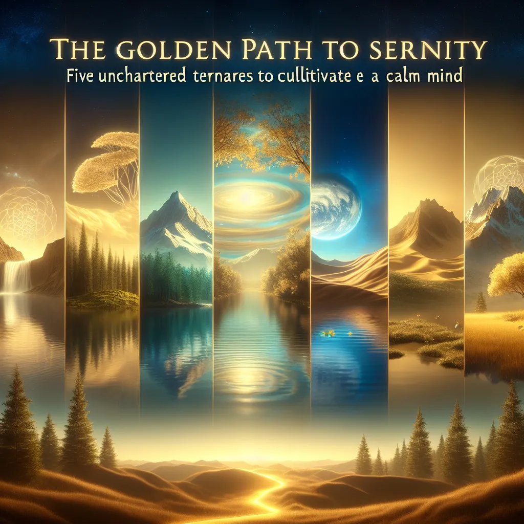 The Golden Path to Serenity: Five Unchartered Terrains to Cultivate a Calm Mind