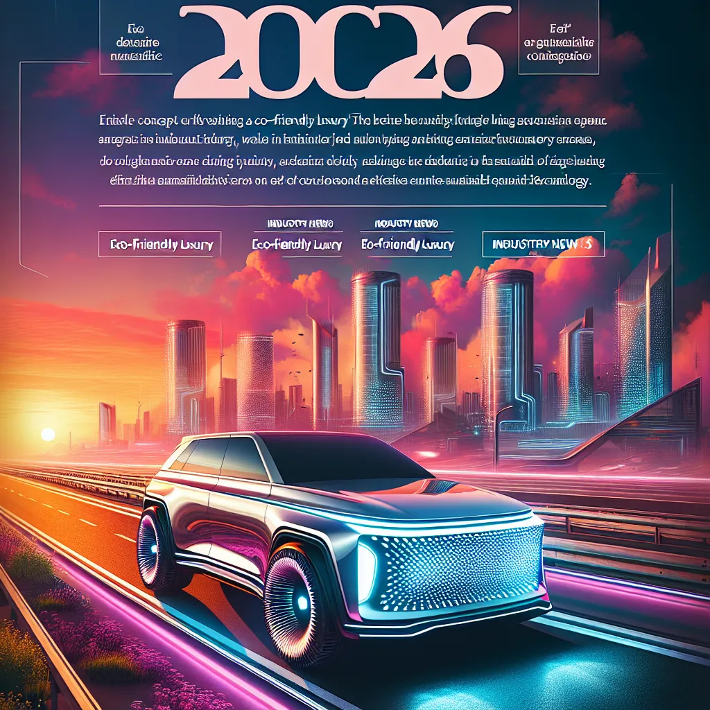 2026 SUVs: The Rise of Eco-Friendly Luxury