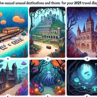 Five Unusual Destinations and Their Quirky Charms for Your 2025 Travel Diary