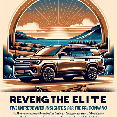 Revealing the Elite: Five Unforeseen Insights for the Family SUV Aficionado