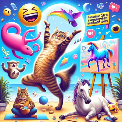 From Yoga Cats to Moonwalking Ponies: 5 Animals Breaking the Internet with Their Unbelievable Talents