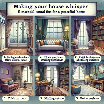 Making Your House Whisper: 5 Essential Sound Fixes for a Peaceful Home