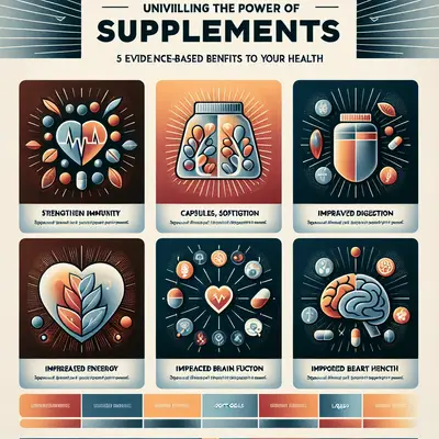 Unveiling the Power of Supplements: 5 Evidence-Based Benefits for Your Health