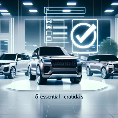 The Sophisticated SUV Enthusiast's Buying Guide: 5 Essential Criteria to Consider