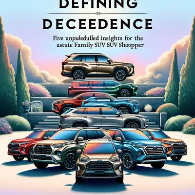 Defining Decadence: Five Unparalleled Insights for the Astute Family SUV Shopper