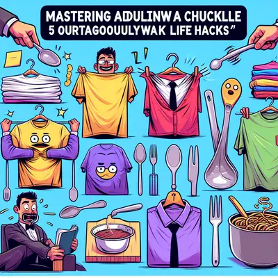 Mastering Adulting With a Chuckle: 5 Outrageously Wacky Life Hacks