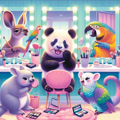 The "Purr"-fect Makeup Guide: How Animals Would Do It If They Could!