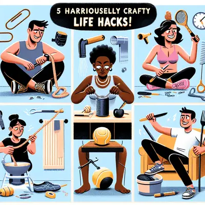 5 Hilariously Crafty Life Hacks: Unleashing Your Inner MacGyver on Steroids!