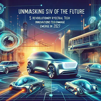 Unmasking SUVs of the Future: 5 Revolutionary Tech Innovations to Emerge in 2027