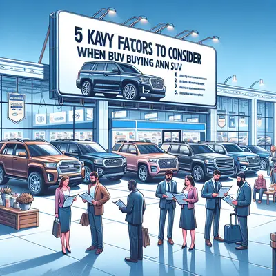 The Savvy SUV Shopper's Secrets: 5 Key Factors to Consider